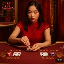 MegaDice - Live Baccarat - Play with Real Dealers