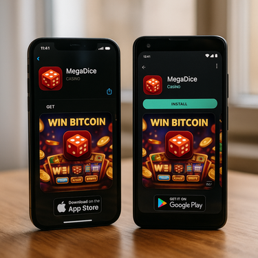 MegaDice Casino - Apps mobiles disponibles - iOS et Android